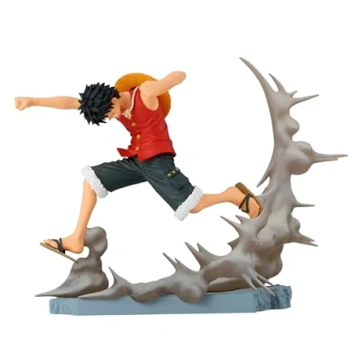 Image of ONE PIECE Monkey D. Luffy Figurine Senkozekkei 1/2 8cm