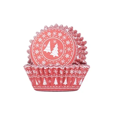 Image of PME Christmas Foil Lined Cupcake Cases Jumper (Pack of 30)