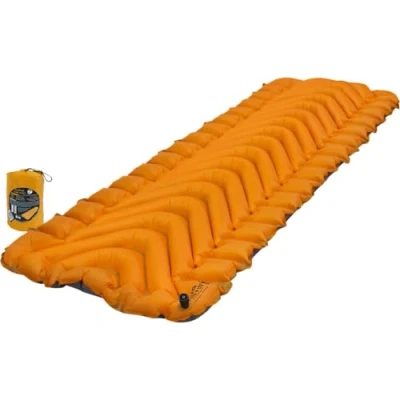 Image of Klymit Unisex&#039;s, 06I2OR02CEU, Orange, Insulated Static V Lite Sleeping Pad, One Size