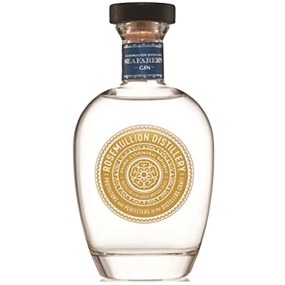 Image of Rosemullion Seafarer’s Gin Award winning Premium Coastal Samphire &amp; Seaweed Cornish Distilled Bottled on location 70cl, 43%
