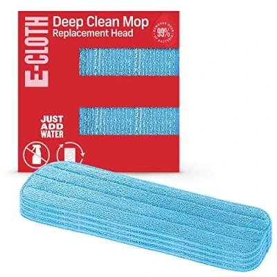 Image of E Cloth, Microfiber, Damp Mop Head 4 Pack, New version