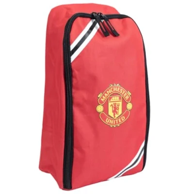 Image of FOCO Officially Licensed Manchester United FC Core Stripe Football Boot Shoe Bag