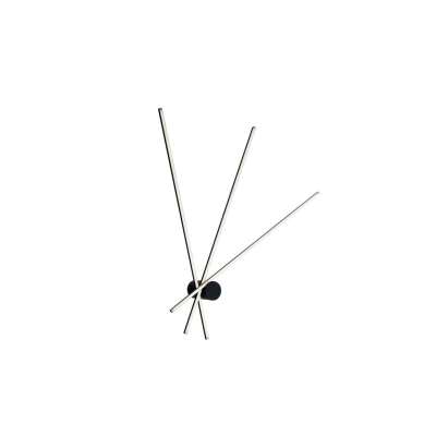 Image of SHANGHAI LED Semi Flush Light Black 1790lm 4000K 100x92x14.5cm