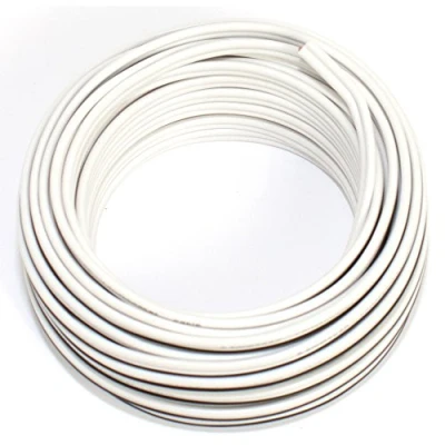 Image of Loudspeaker Cable 2 x 0.50 mm² 10 m White CCA Audio Speaker