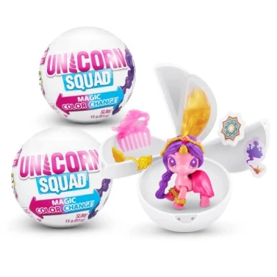Image of 5 Surprise Unicorn Squad Series 7 Newborn Glowing Fairies Mystery Collectible Capsule (2 Pack)
