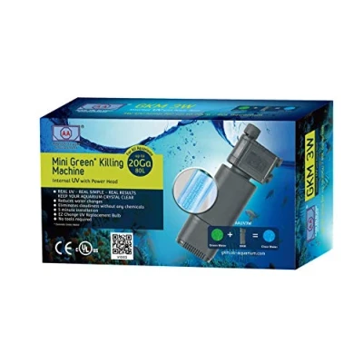 Image of AA Aquarium Mini Green Killing Machine Internal UV Sterilizer AAUV3W