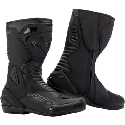 Image of RST S1 CE Mens Waterproof Motorcycle Motorbike Boots Black (uk_footwear_size_system, adult, men, numeric, medium, numeric_12)