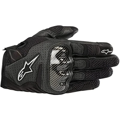 Image of Alpinestars Motorcycle Gloves Stella Smx 1 Air V2 Black, S