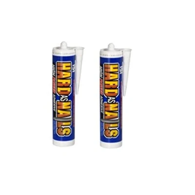 Image of 3 X CARTRIDGES HARD AS NAILS INTERIOR NO MORE SOLVENT FREE ADHESIVE