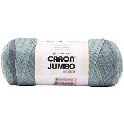 Image of Caron Yarn Jumbo Print OMB WHTE, White Water
