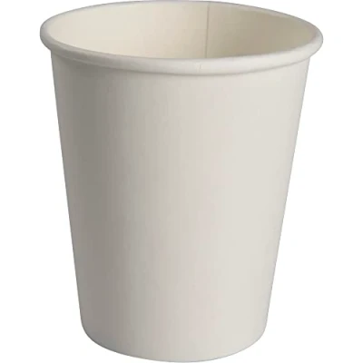 Image of ABENA Gastro Line Disposable Hot Cup For Coffee, Tea &amp; Other Beverages, Plastic Free, 100% Compostable Design Eco Labelled Consumers, Keeping Your Coffee Warm On The Go White 24 cl