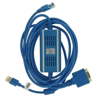 Image of vhbw USB programming cable for control system Allen Bradley microLogix 1747 L523, L524, L532, L533, L534 replaces UIC