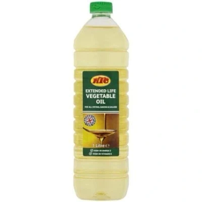 Image of KTC Extended life Vegetable oil 1L (pack of 2)