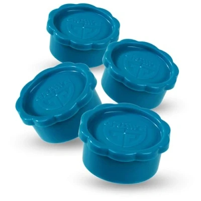 Image of GRÄWE Lid for Sodastream Glass Bottles Penguin and Crystal, Set of 4 Bottle Lids, Completely Tight Lid, Turquoise