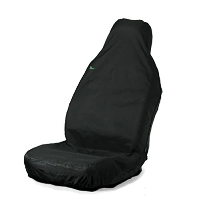 Image of TOWN &amp; COUNTRY COVERS 3D Universal Stretch Car Seat Cover, Large Front Heavy Duty, Waterproof, Van Covers, Designed in the UK, Oil Mud Resistant, Large, Black
