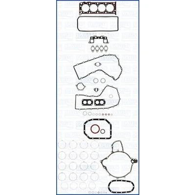 Image of 019777 Full Gasket Set, engine AJUSA 50036600 with cylinder head gasket, valve stem seals PEUGEOT: 205 II Hatchback, I Hatchback