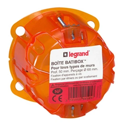 Image of Legrand Batibox 090505 Flush Mounted Box Orange
