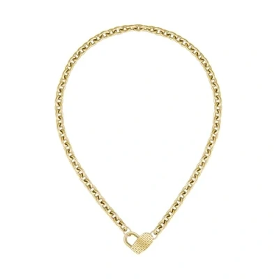 Image of BOSS Jewelry Women&#039;s DINYA Collection Pendant Necklace Yellow gold 1580417