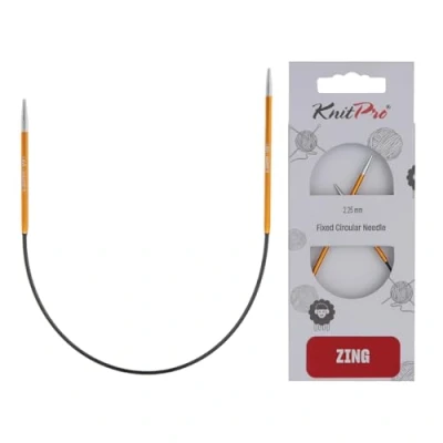Image of KnitPro Zing Circular Needle 25cm 2.25mm 3pcs, Orange