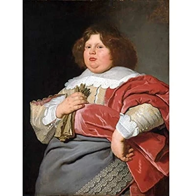 Image of Artery8 Helst Portrait Gerard Andriesz Bicker Painting Unframed Wall Art Print Poster Home Decor Premium