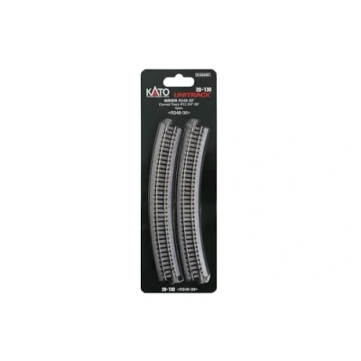 Image of Gaugemaster Ground Level Radius 348mm Curved Track 30 Deg. (4)