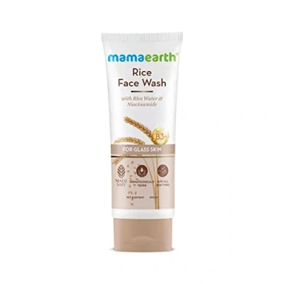 Image of Rice Face Wash With Water &amp; Niacinamide For Glass Skin 100 Ml