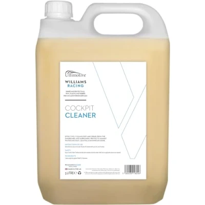 Image of Williams Racing WIL0035 New Cockpit Dashboard Plastics Cleaner and Shine, 5 L