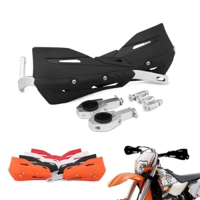 Image of Dirt Bike Handguards,7/8&quot; 22mm and 1 1/8&quot; 28mm Motorbike Hand Guards for Sur Ron Motorcycle MX Motocross Supermoto Racing ATV Quad KAYO Black