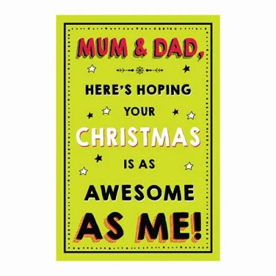 Image of Emotional Rescue , Multi,XXW2005 Mum and Dad Christmas Card, Funny Cards Dad, Xmas Card for Them Funny,