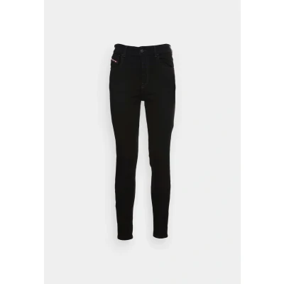 Image of Diesel 1984 Slandyhigh Library Jeans Skinny Fit, Women&#039;s, Size: 32x32, Black