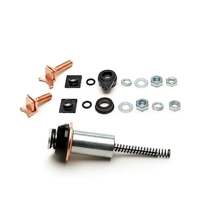 Image of Diesel Complete Denso Solenoid Starter Motor Repair Kit Compatible With Land Rover TD5 2.5L Defender Discovery