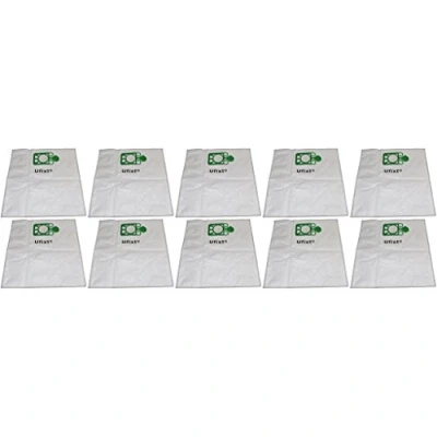 Image of Ufixt Vacuum Cleaner Hoover Microfibre Dust Bags Compatible With Numatic Henry &amp; Hetty Pack Of 10 Equivalent To NVM 1CH
