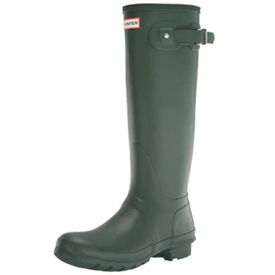 Image of Hunter Women&#039;s Original Tall Rain Boots,Hunter Green (Matte) Size 8