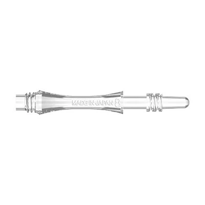 Image of 8 Flight Clear Spin Shafts Moulded System Intermediate 26mm