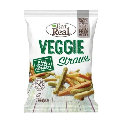 Image of Eat Real Veggie Straws for Kids with Kale, Tomato &amp; Spinach 20 g