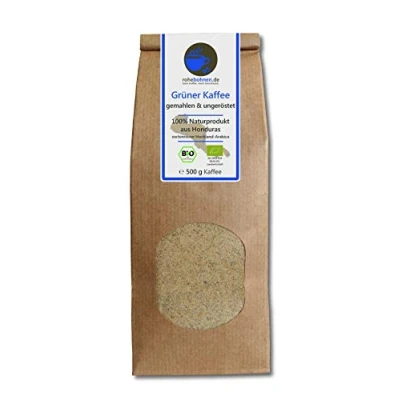 Image of Organic Green coffee powder for weight loss/diet 100% natural arabica Honduras Highland (500g grounded &amp; unroasted)