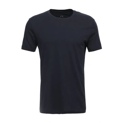 Image of Armani Exchange Basic Tshirt, Men&#039;s, Size: XS, Navy
