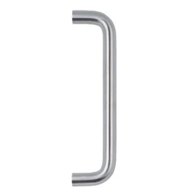 Image of Bolt Through Pull Handle D Shape Satin Stainless Steel 19mm x 225mm