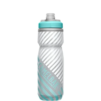 Image of Camelbak Podium Chill Outdoor 21Oz, Grey/Teal Stripe
