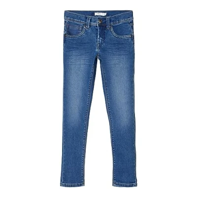 Image of NAME IT Boy&#039;s Nkmrobin Dnmtax Pant Noos, Medium Blue Denim, 10 Years