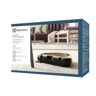Image of Electrolux ERK3 Performance Kit for PUREi9.2 Robot Vacuum Cleaner (1 Brush Roll Various Floors, 3 XXL Filters (Catching Particles such as Allergens &amp; Pollen), Side Brushes Optimal Suction