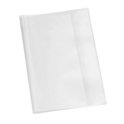 Image of 3 x Strong A5+ 9x7&quot; Clear Plastic Exercise Book Covers Reusable For School Sleeve