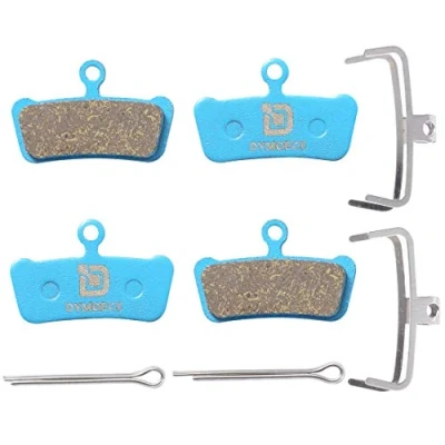 Image of Dymoece 2 Pairs Bike Disc Brake Pads Compatible with Sram Guide RSC RS R Elixir 7 9 Avid XO Trail 4 Piston MTB Brakes (Resin,Semi Metallic,Sintered Metal) SCP
