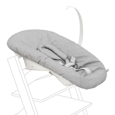 Image of Tripp Trapp Newborn Set, Grey Convert The Chair into Infant Seat for Newborns up to 9 kg Cosy, Safe &amp; Simple Use Compatible with Models After May 2003