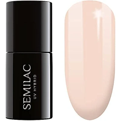 Image of SEMILAC UV Gel Nail Polish Soak Off, Long Lasting and Easy to Apply. Perfect for Home &amp; Salon use UV/LED Nails 7ml 208 Mild Beige.