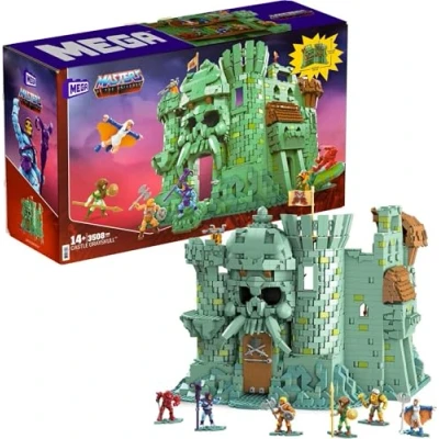 Image of Masters of the Universe Mattel Mega Construx Probuilders Construction Set Castle Graysk