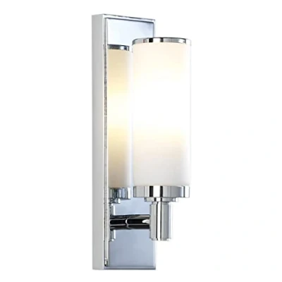Image of Verona Bathroom Wall Light Polished Chrome IP44, E14