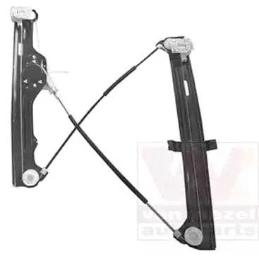 Image of 51337166380 Window regulator VAN WEZEL 0687262 Right Front electric without motor BMW: X5