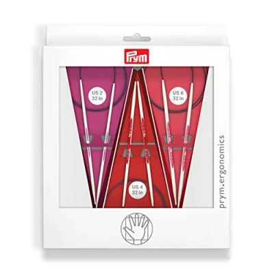 Image of Prym Pack of 3 Assorted Circular Knitting Needles
