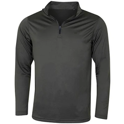 Image of Calvin Klein Mens Harlem 1/4 Zip Pullover Khaki L